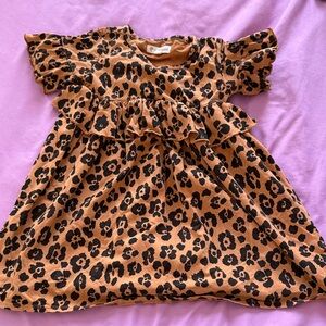 Tucker + Tate Brown and Black Leopard Dress